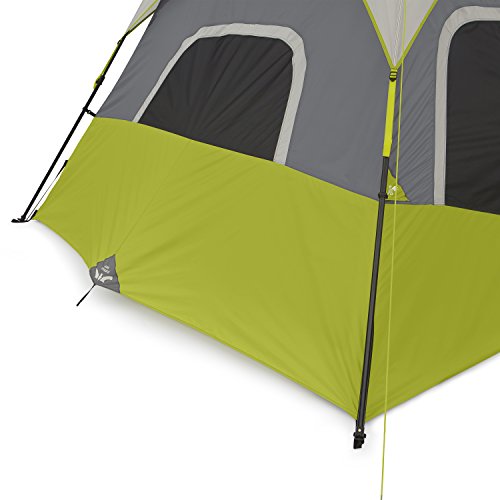CORE Instant Cabin Tents 6 Person Family Pop Up Camping Tent R26561