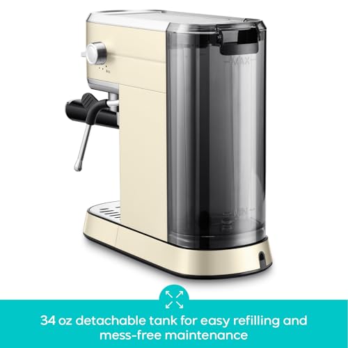 CASABREWS CM5418 Espresso Machine 20 Bar, Compact Espresso Maker with Milk Frother, Stainless Steel, Silver K680
