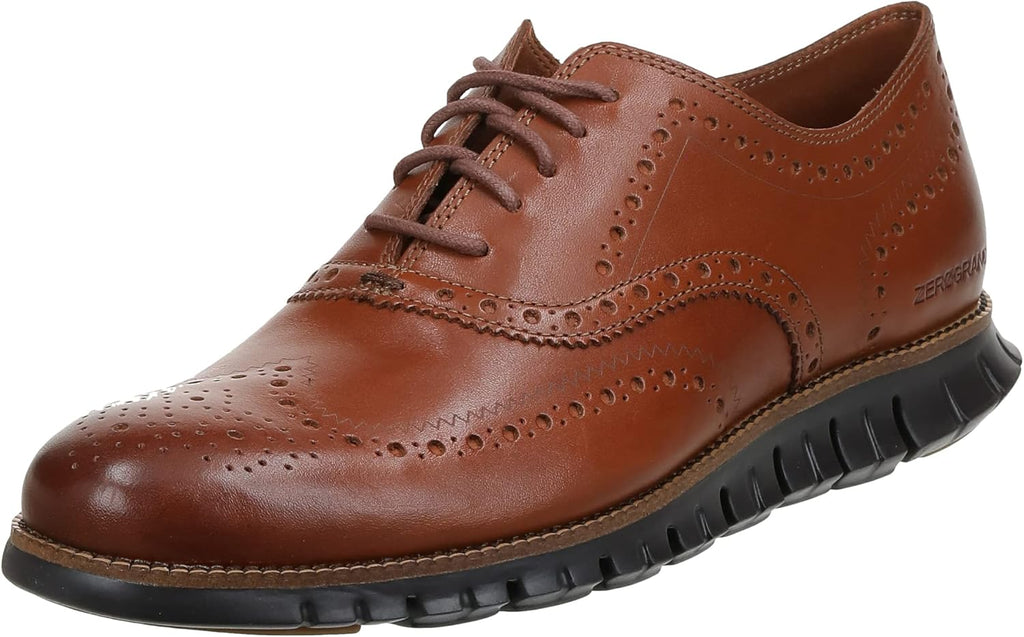 Cole Haan Men's Zerogrand Wing OX Oxford, british tan leather/java, 9 W US