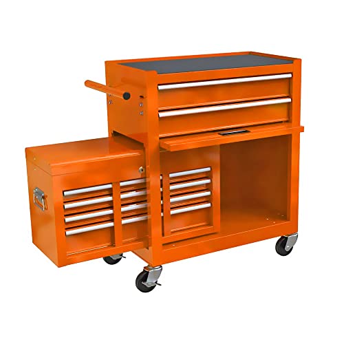 5-Drawer Rolling Tool Cart with Wheels, Black V51953