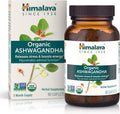 Himalaya Organic Ashwagandha, 90 Day Supply, Herbal Supplement for Stress Relief, Energy Support, Occasional Sleeplessness, USDA Certified Organic, Non-GMO, Vegan, Gluten Free, 670 mg, 90 Caplets