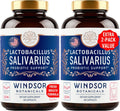 Lactobacillus Salivarius Probiotic Capsules - L Salivarius Probiotic Oral Dental Probiotics for Bad Breath, Teeth and Gums Health - Immune Support, Digestive Probiotic - 24bn CFU, 2-Pack 120 Caps