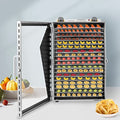 Food Dehydrator 18-Tray Commercial Dehydrators Dryer Machine Dehydrator for Jerky Large-capacity Dehydrator 360°Dehydrator Machine for Jerky Herb Meat Beef Fruit Vegetables 600W
