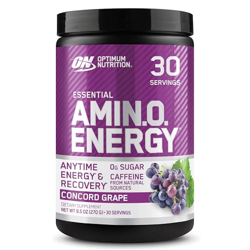 Optimum Nutrition NEW Flavor Amino Energy - Pre Workout with Green Tea, BCAA, Amino Acids, Keto Friendly, Green Coffee Extract, Energy Powder - Tropical Sunrise, 30 Servings (Packaging May Vary)