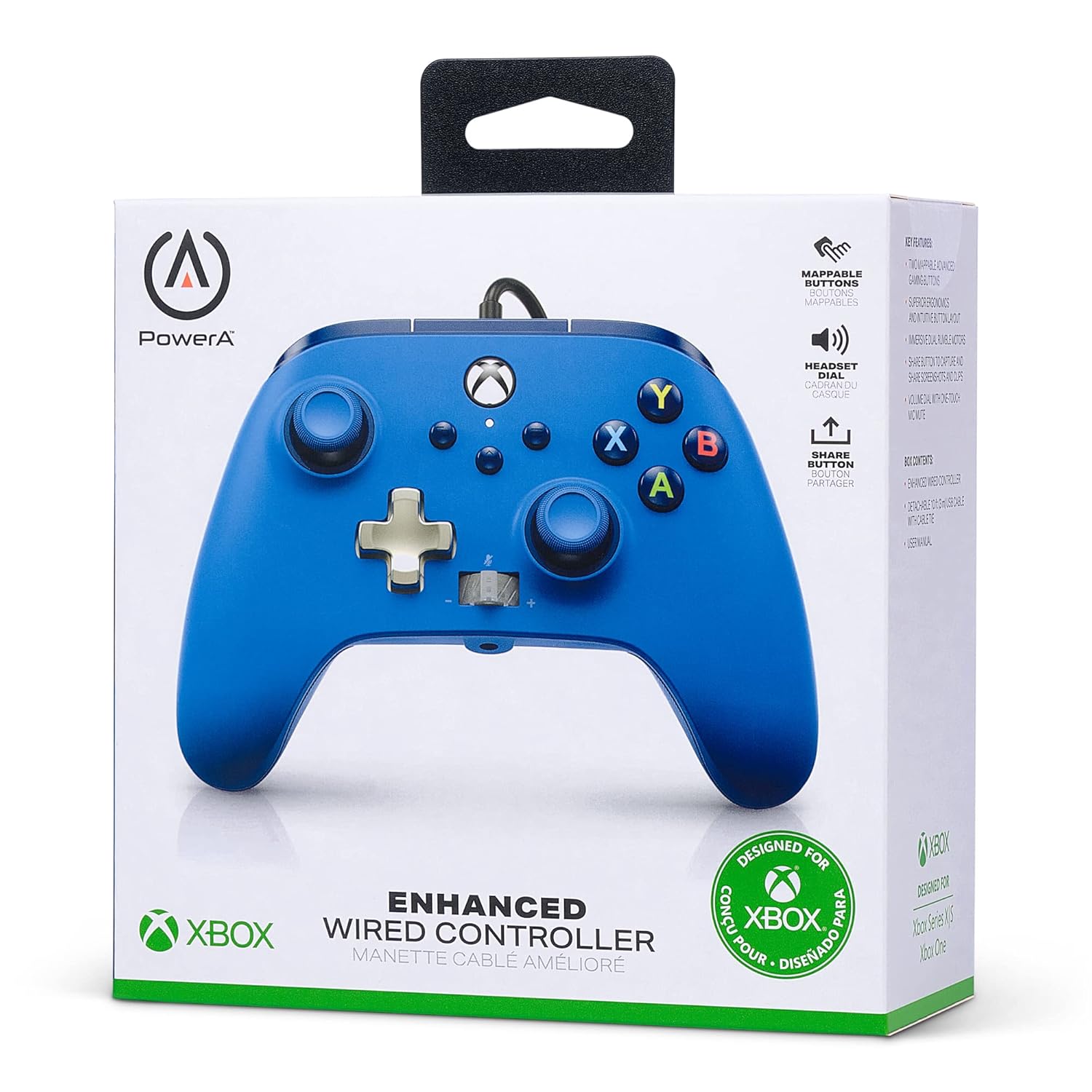 PowerA Enhanced Wired Controller for Xbox Series X|S - Blue G65885