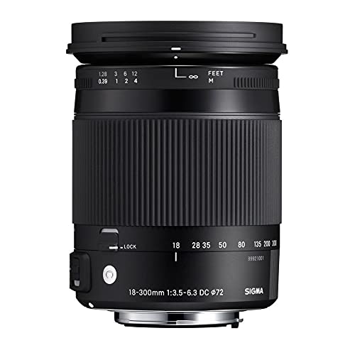 Sigma 18-300mm F3.5-6.3 Contemporary DC Macro OS HSM Lens for Canon