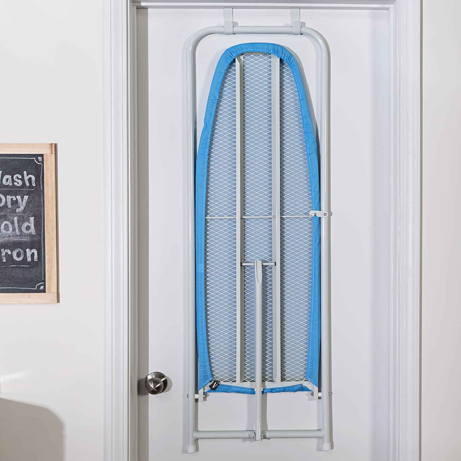 Honey-Can-Do Door Hanging Ironing Board 47" x 17", White J3467