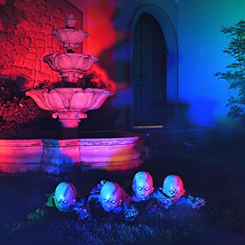 AW Halloween Prop Zombie Groundbreaker with Sound & LED Eyes Z407