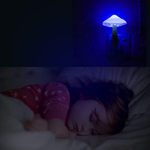 AUSAYE 4 Pack Plug in Mushroom LED Night Light for Bedroom R30736