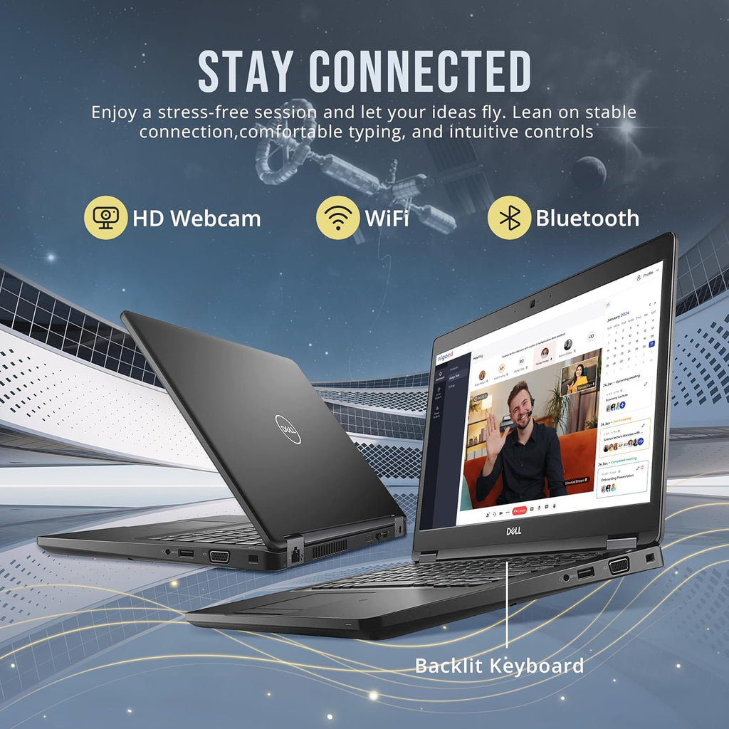 DELL Latitude 5490 14" FHD Business Laptop, i5-8350U, 16GB RAM, 512GB SSD, Windows 11 Pro G224843