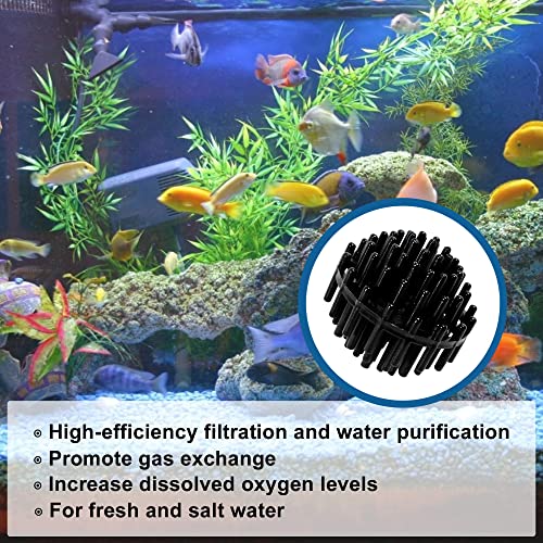 HQRP 50 pcs Bio Balls Filter Media 1.5 Inch for Aquarium Pond N17145