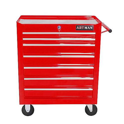 5-Drawer Rolling Tool Cart with Wheels, Black V51953