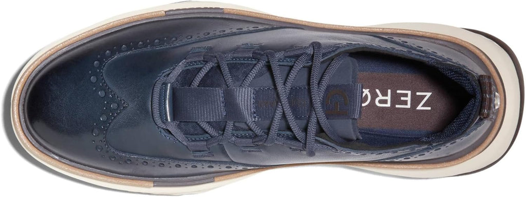 Cole Haan Men's 5.Zerogrand Wingtip Oxford, Navy Blazer/Ivory, 9 F71476
