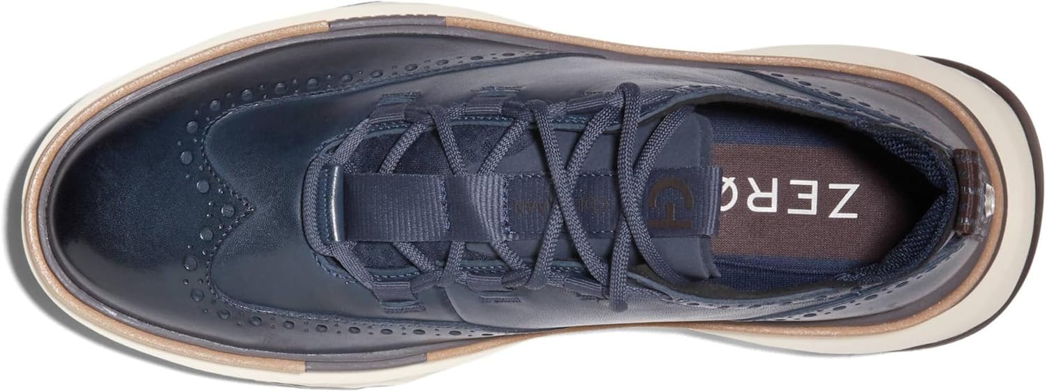 Cole Haan Men's 5.Zerogrand Wingtip Oxford, Navy Blazer/Ivory, 9 F71476