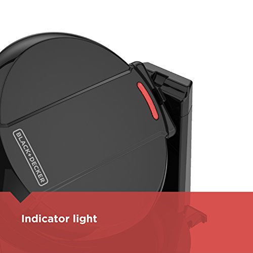 BLACK+DECKER Rotating Waffle Maker, Black W4047