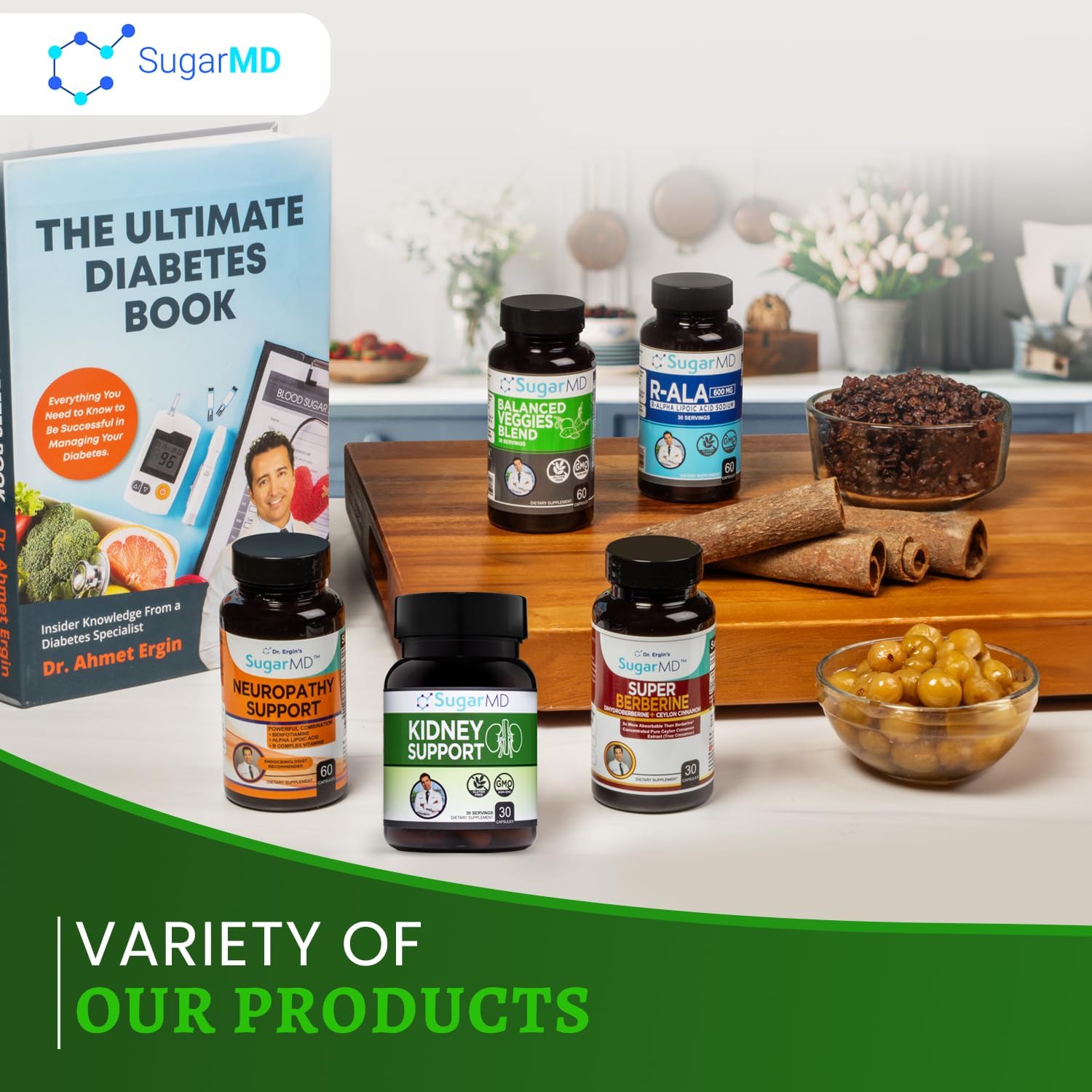 SugarMD Dr. Ergin's Kidney Support Formula 30 Capsules Y558