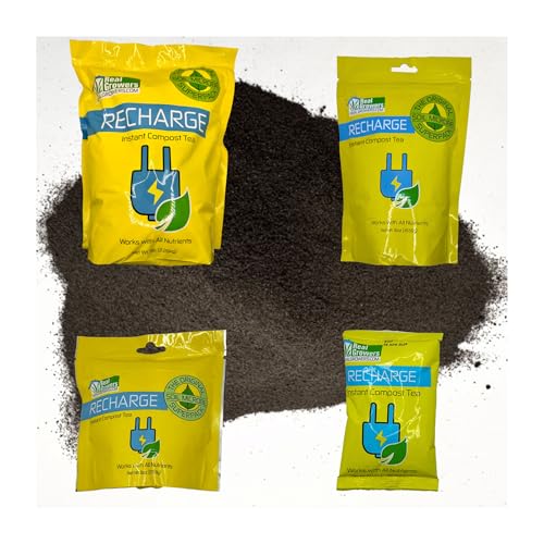 Real Growers Recharge Mycorrhizae Instant Compost Tea Soil Microbes 16oz Q9737
