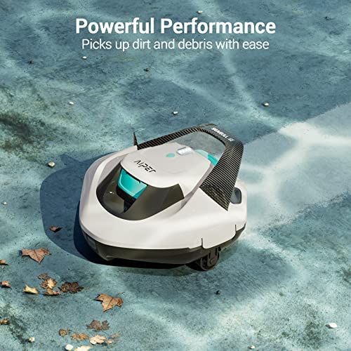 AIPER Cordless Robotic Pool Cleaner for Above-Ground & In-Ground Flat Pools V381602