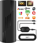 992+ Miles Range TV Antenna, Digital TV Antenna Indoor with Amplifier and Signal Booster, Portable HD Antenna for TV Indoor Outdoor for Smart TV and Old TVs - 36ft Coax Cable - Support 8K 4K 1080p