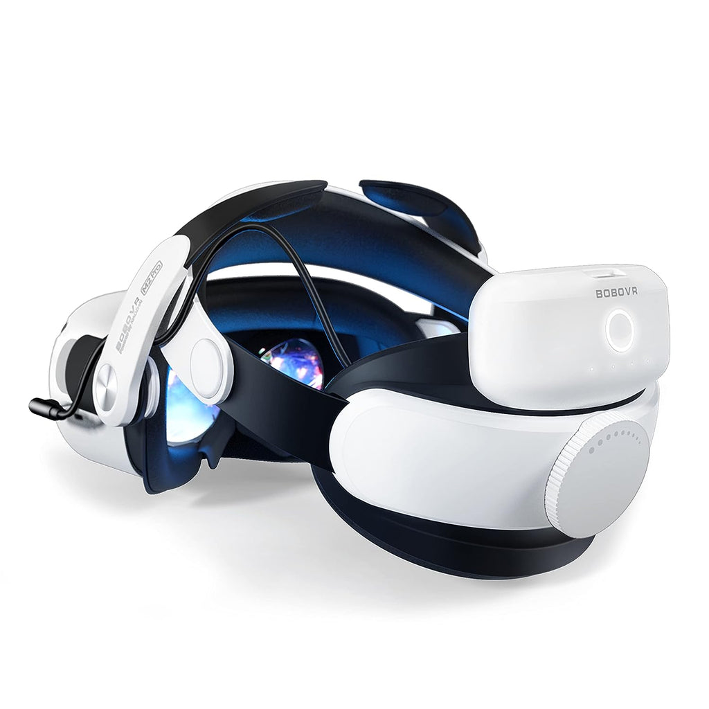 BOBOVR M2 Pro Battery Pack Head Strap Accessories, Compatible with Quest 2,Magnetic Connection and Lightweight Design, Replaceable Hot Swap Power Bank