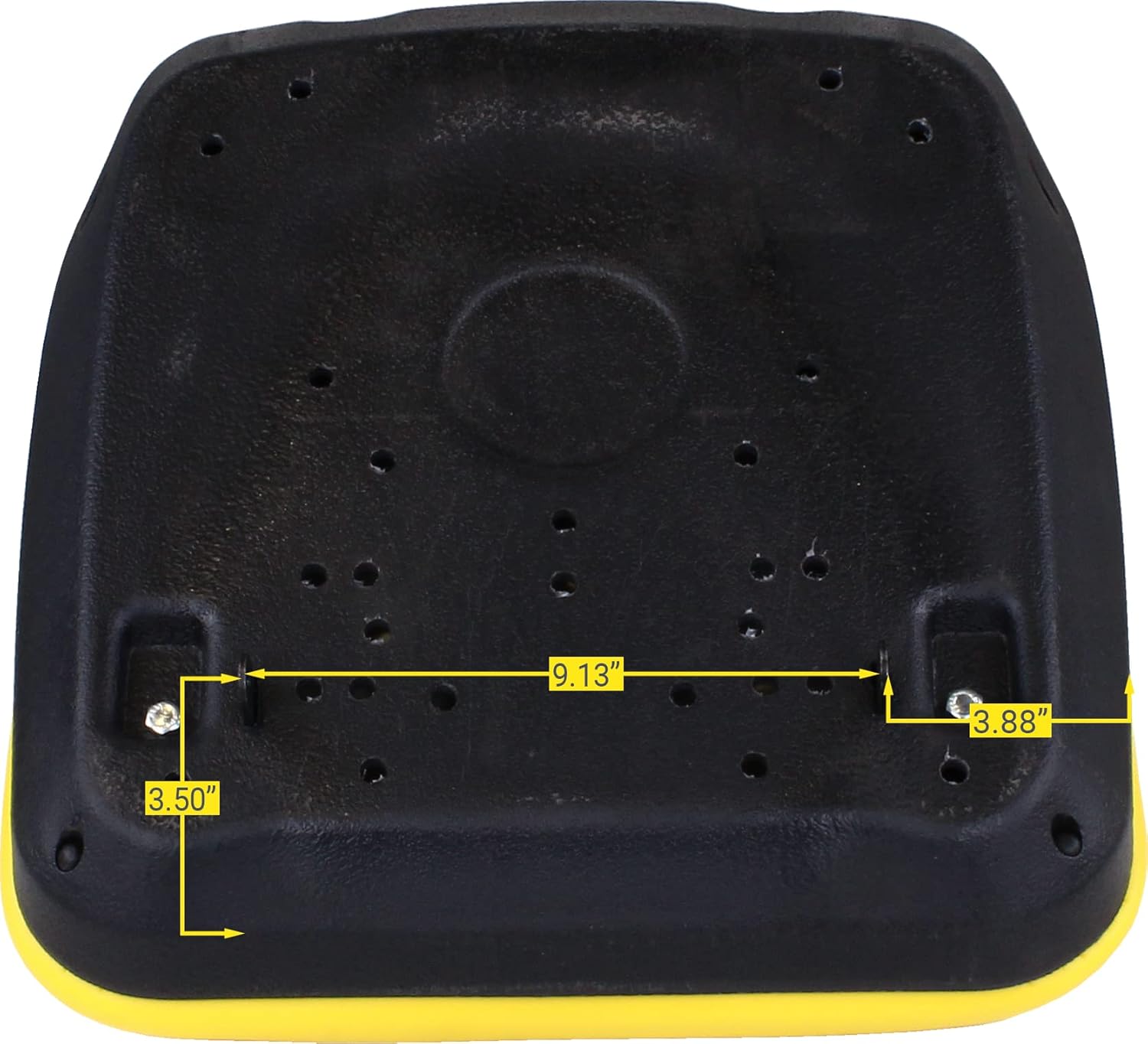 Zbox Riding Mower & Tractor Seat Mid/High Back Yellow Compatible with John Deere R523