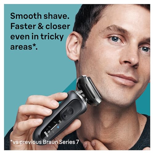 Braun Series 7 7171cc Electric Shaver for Men, Wet & Dry, Space Grey X7582