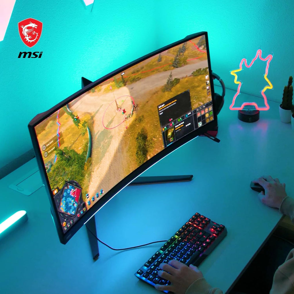 MSI MEG 342C QD OLED 34" Curved Gaming Monitor, UWQHD, 175Hz E274446