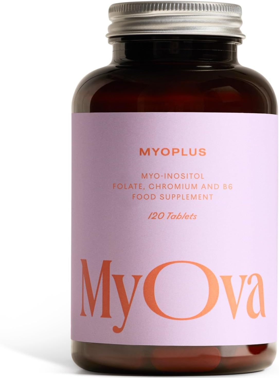 Myoplus - PCOS Supplement - 4000mg Myo Inositol, 200ug Folate & 100ug Chromium Daily Intake - Inositol Supplement - Hormone Balance & Ovarian Support Vitamins for Women - 120 Vegan Tablets