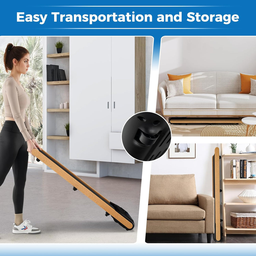 Goplus Walking Pad, Under Desk Treadmill with Remote Control and LED Display H397889