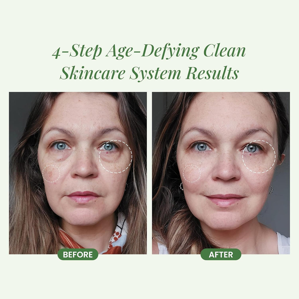 The Spa Dr. 4-Step Skin Care Kit - 30 Day Supply - Anti Aging Facial Kit - pH Balanced S554