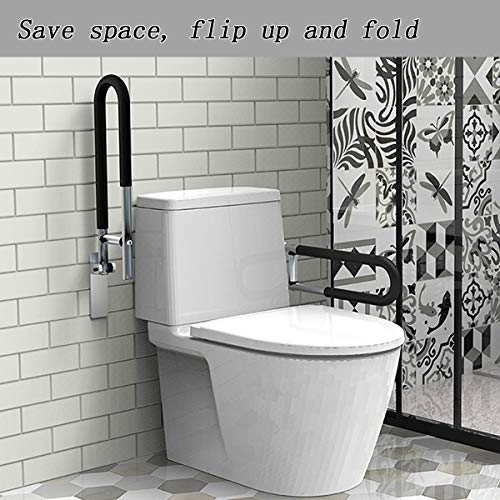 Toilet Grab Bar 24 Inch Stainless Steel Wall Mounted Bathroom Safety Rail B94740