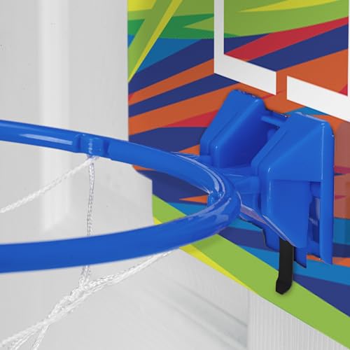 Nerf Mini Over The Door Basketball Hoop with Foam Ball Set - Blue L46159