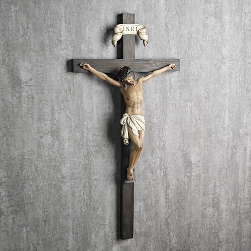 BC Catholic Crucifix Wall Cross 24" H Jesus Christ Indoor Home Decor Q2061
