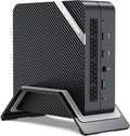 MINISFORUM UM690 Mini PC AMD Ryzen 9 6900HX Small PC, 32G RAM + 512GB PCIe SSD, 2X HDMI+1x USB4 Outputs, 1x SSD Slot, 2.5G LAN Port, AMD Radeon 680M Graphics Small Form Factor