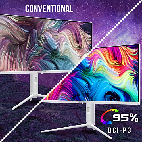 Sceptre IPS 34" White UltraWide Monitor 3440 x 1440p HDR400 144Hz V426