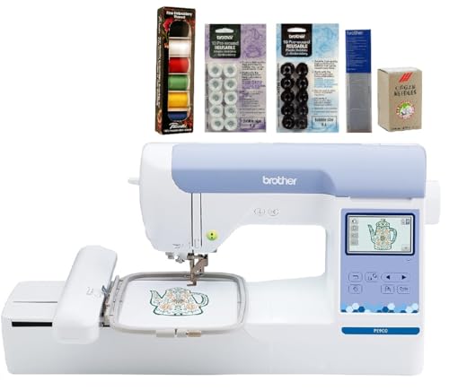 Brother PE900 Embroidery Machine with WLAN, White O60746