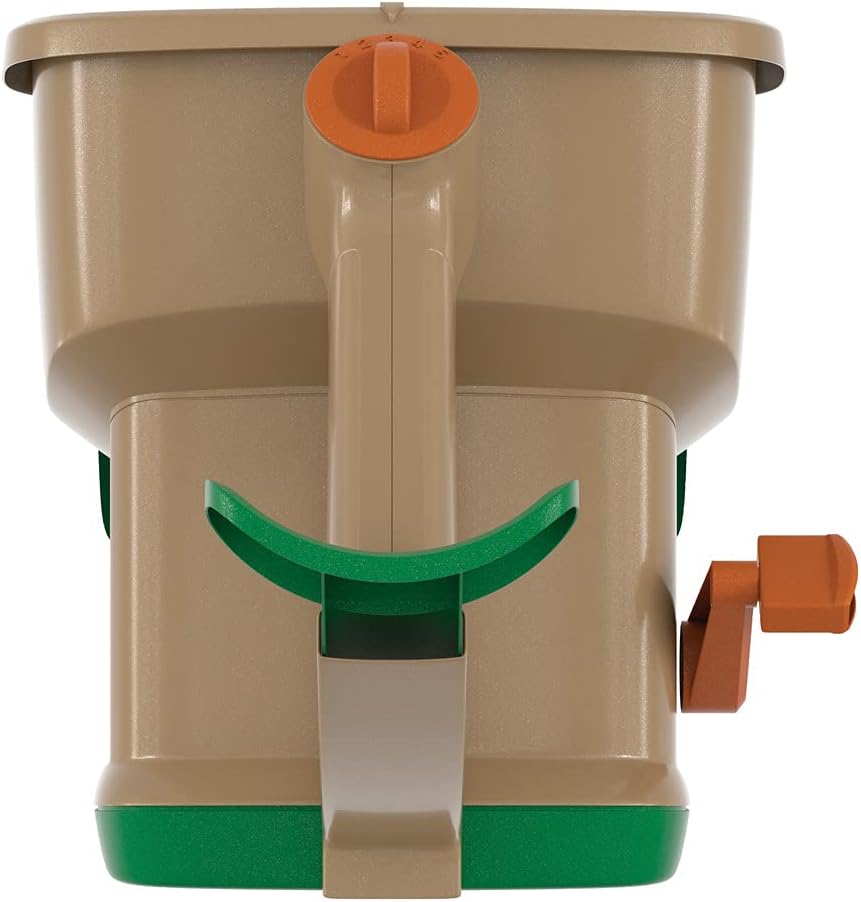 Scotts Whirl Hand-Powered Spreader for Seed, Fertilizer, Salt, Ice Melt M416097