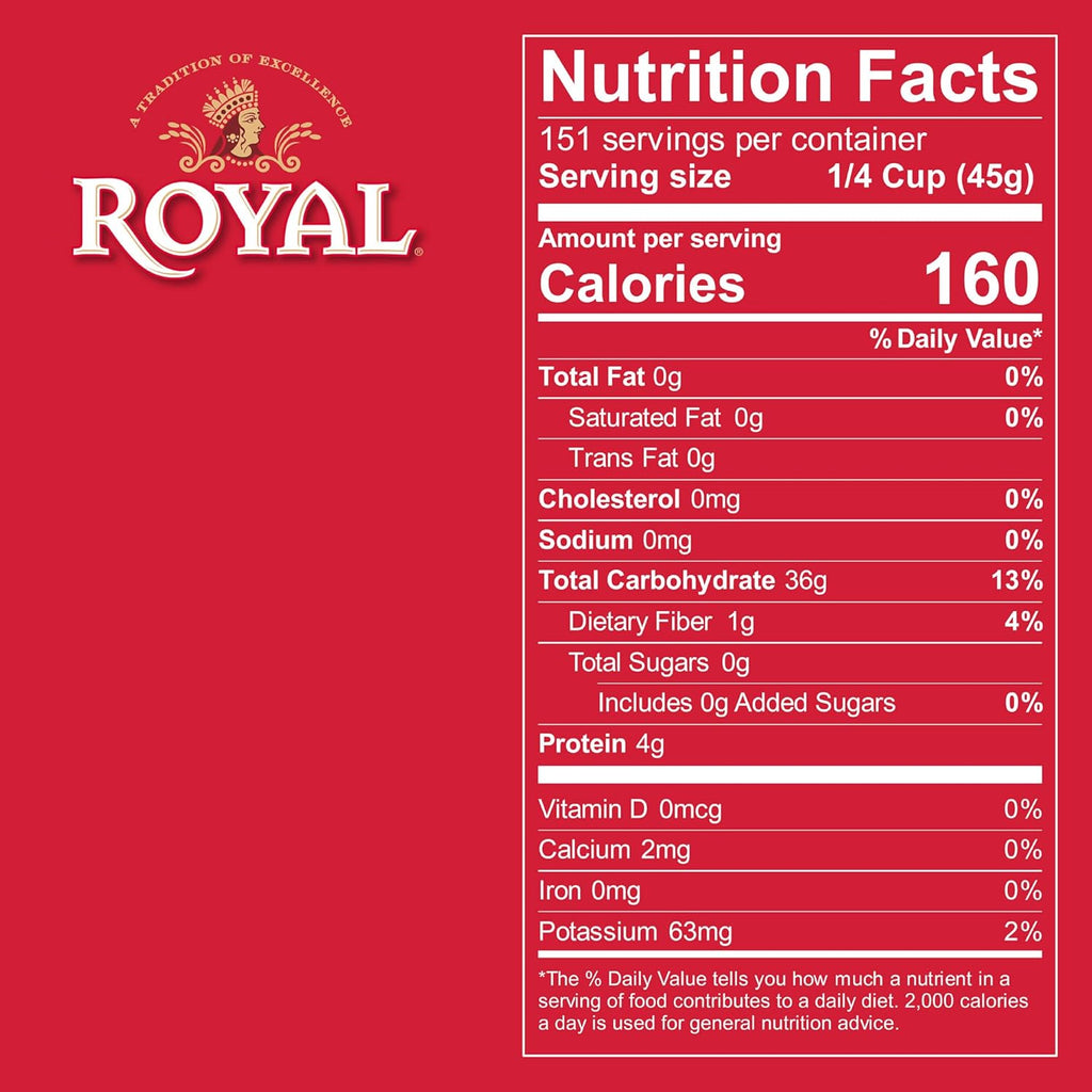 Royal Basmati White Rice, 15 lbs (Pack of 2) A7490