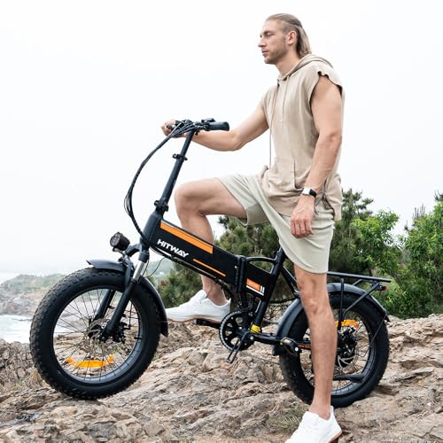 Foldable Electric Bike for Adults 750W 48V 12AH Fat Tire H4741