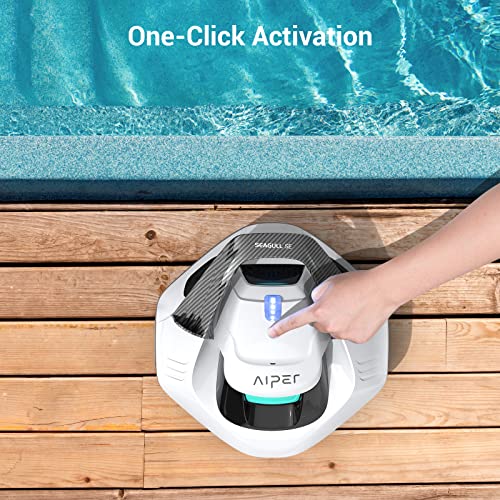 AIPER Cordless Robotic Pool Cleaner for Above-Ground & In-Ground Flat Pools V381602