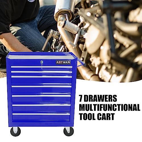 5-Drawer Rolling Tool Cart with Wheels, Black V51953