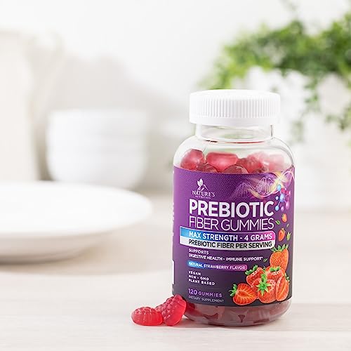 Fiber Gummies for Adults 4g, Prebiotic Supplement, Non-GMO - 120 Count M274684