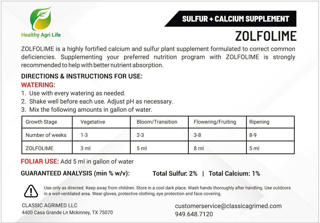 Healthy Agri Life Sulfur Lawn and Plant Food Liquid Soil Conditioner A293977
