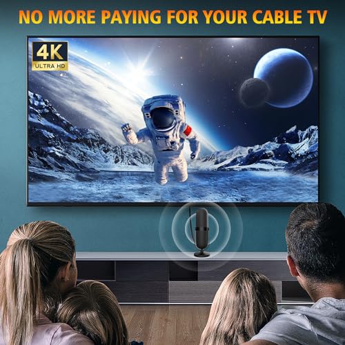 TV Antenna Indoor 980+ Miles Range 4K 1080p HDTV with 25ft Coax Cable J33175