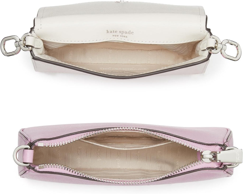 Kate Spade New York Colorblocked Saffiano Leather Double Up Crossbody E90225