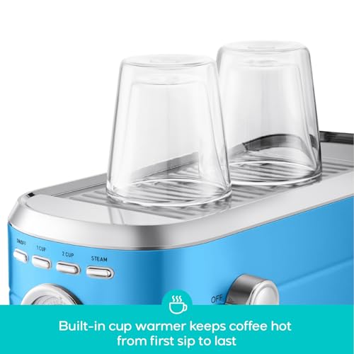 CASABREWS CM5418 Espresso Machine 20 Bar, Compact Espresso Maker with Milk Frother, Stainless Steel, Silver K680
