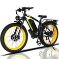 2000W Electric Bike Adults with 48V 20AH Battery, 26x4.0 Fat Tire Mountain E Bike, 31-35MPH All Terrain Electric Bicycle Dual Motor Electric Bike for Adults 21-Speed Dual Hydraulic Disc Brake