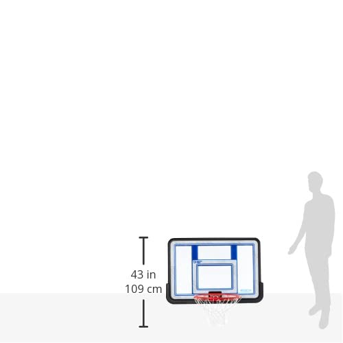 Lifetime 44 Inch Shatterproof Backboard and Rim Combo Kit F662043