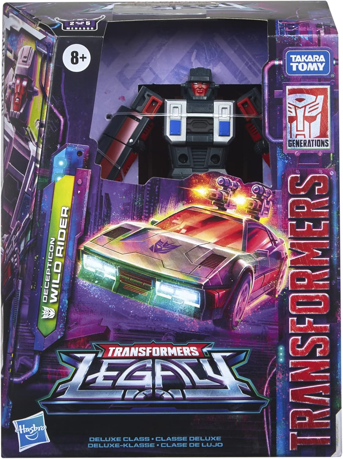 Transformers Generations Legacy Deluxe Decepticon Wild Rider Action Figure 5.5-inch Q6073