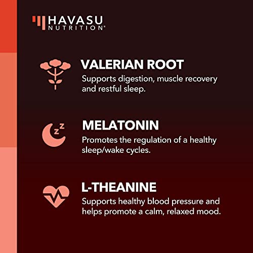 HAVASU NUTRITION Night Time Fat Burner Sleep Supplement, 60 Pills H507